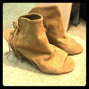 Wedge booties